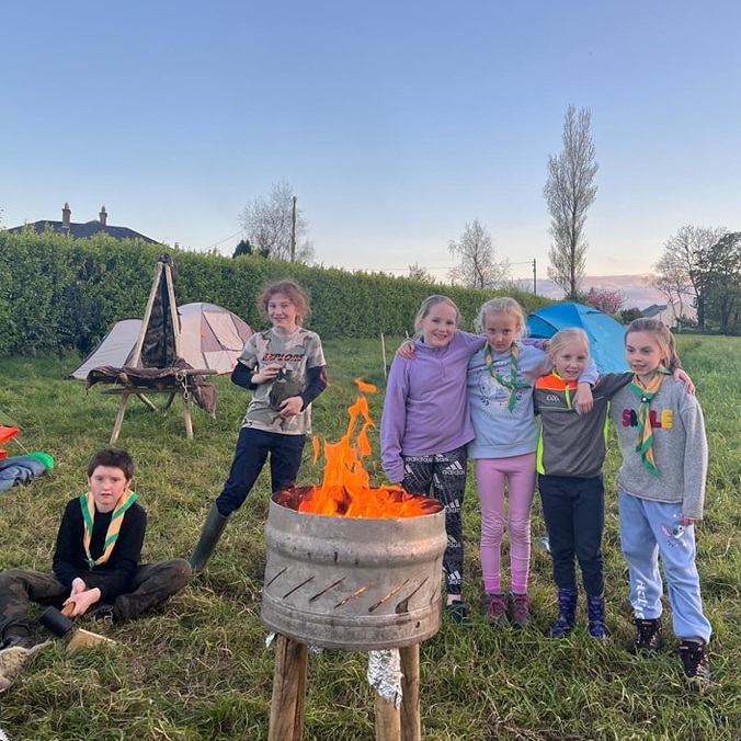 Cubs overnight camp in Blackwater